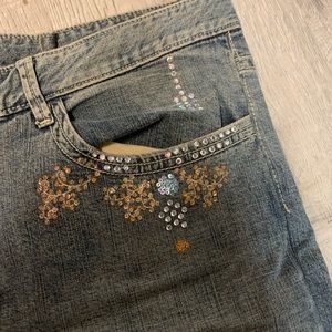 David Meister Beaded jeans size 10